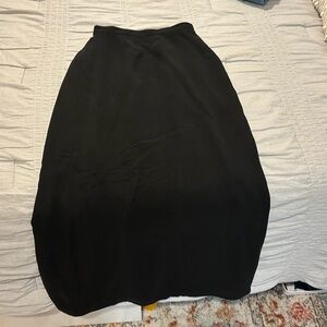 Casual corner long black skirt